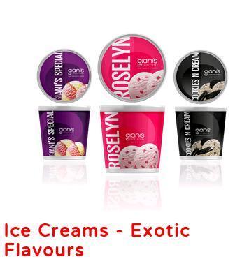 ICE CREAM EXOTIC FLAVOURS