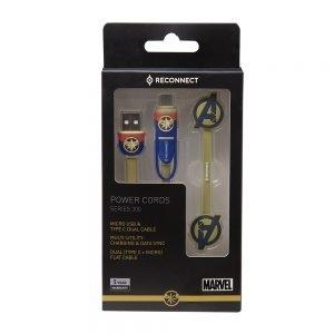 Disney Marvel Dual Cable DCB301 CM