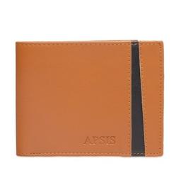 Men Tan Solid Two Fold Wallet