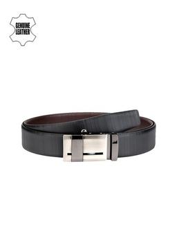 Men Black & Brown Reversible Genuine Leather Belt