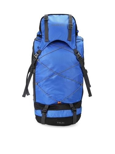 Unisex Blue & Black Colourblocked Rucksack