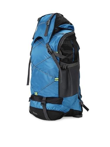 Unisex Blue & Black Colourblocked Rucksack