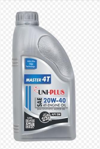 UNI-PLUS  MASTER 4T 20W-40 API SM SEMI  SYNTHETIC  MOTOR CYCLE ENGINE OIL (1LTR)