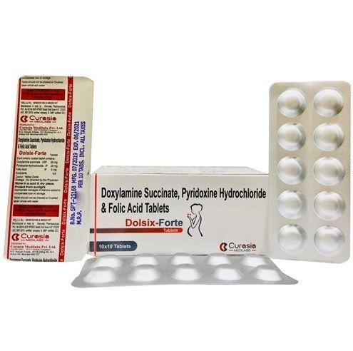 Doxylamin Succinate Pyridoxine Hydrochloride and Folic Acid Tablets