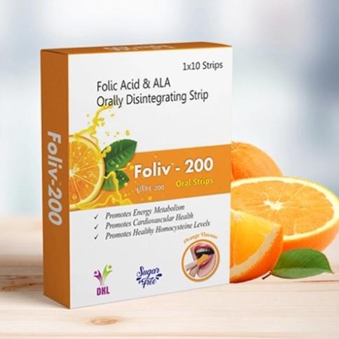 Folic Acid and Ala Orally Disintegrating Strip