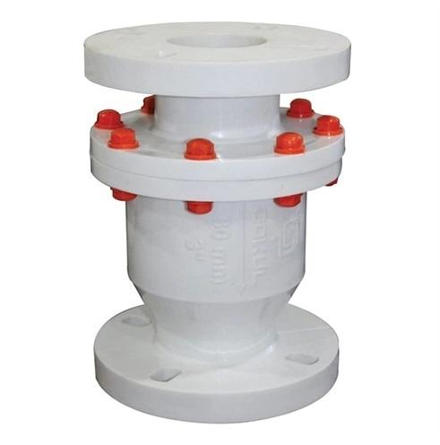 PP Non Return Flange End Valve