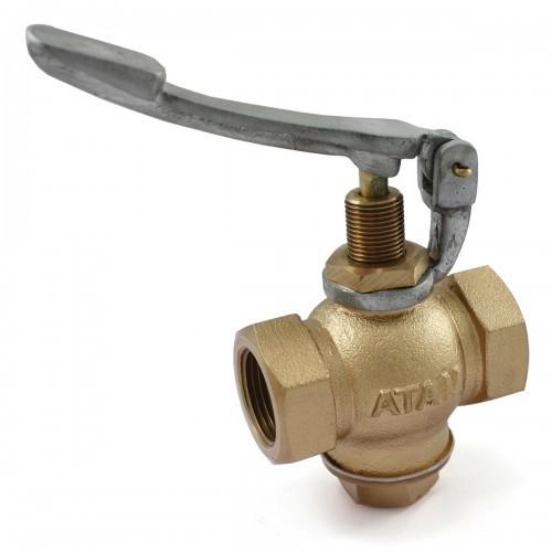 Bronze Metal Air Valve, Padded Valve (Screwed Ends)
