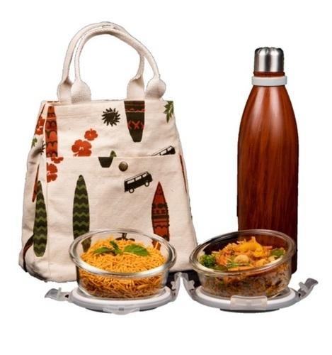 Surfer Drawstring - Lunch bag