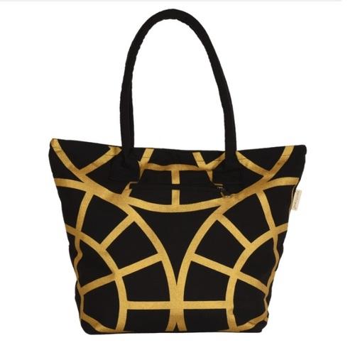 Gold Wheel - Zipper Tote Bag