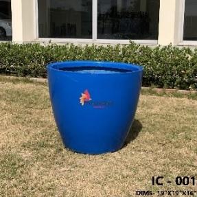 FRP PLANTER  ROUND SIZE-  19''X19''X16''