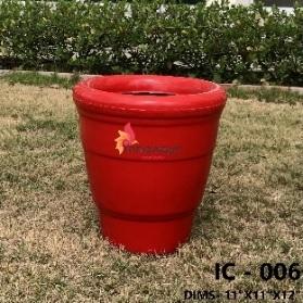 FRP ROUND PLANTER SIZE-11''X11''X12''