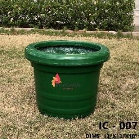 FRP ROUNDER PLANTER SIZE-13''X13''X10''