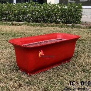 FRP SQUARE PLANTER SIZE- 20''X19''X7''