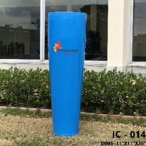 FRP ROUND PLANTER SIZE- 11''X11''X36''