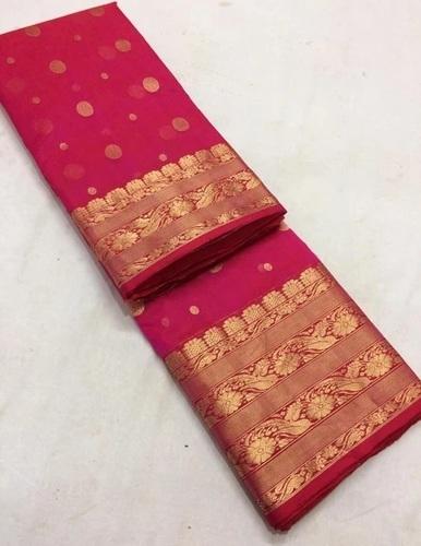 Pure Katan Chanderi Silk Saree