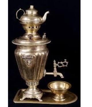 Antique Brass coffee and tea urn