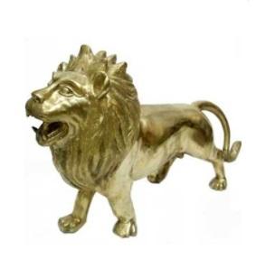 Brass Lion Figurine