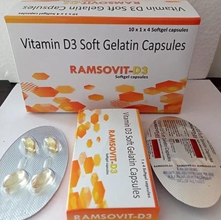 Vitamin D3 Soft Gelatin Capsules