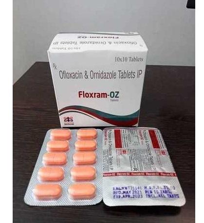 Ofloxacin 200mg + Orindazole 500mg