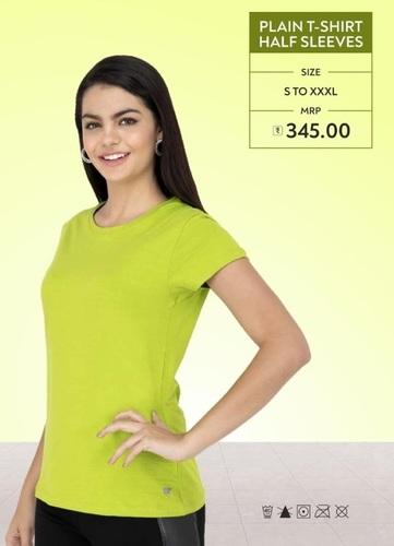 Plain T-Shirt Half Sleeves
