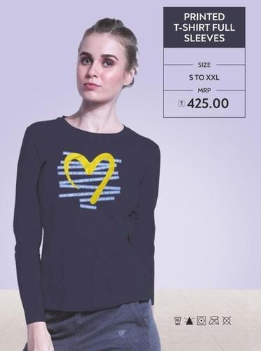 Printed T-Shirt Full Sleeves