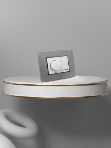 Grey Plate With White Range 