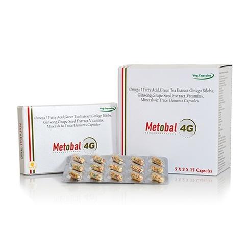 Omega 3 Fatty Acid, Green Tea Extract, Ginkgo Biloba, Vitamins, Minerals And Trace Elements Capsules