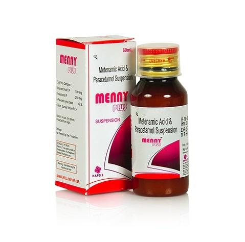 Mefenemic Acid And Paracetamol Suspension