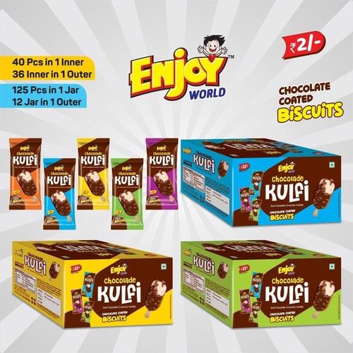 Chocolate coated biscuits