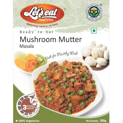300 gm Mushroom Mutter Masala