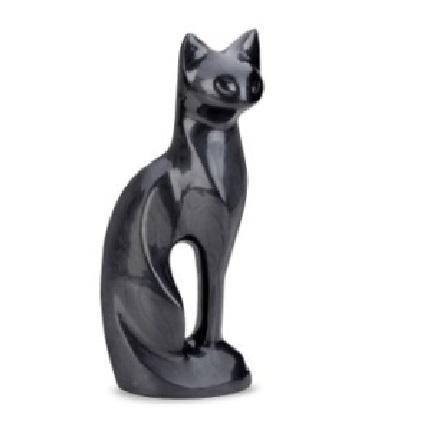 Midnight Cat Pet Cremation Urn