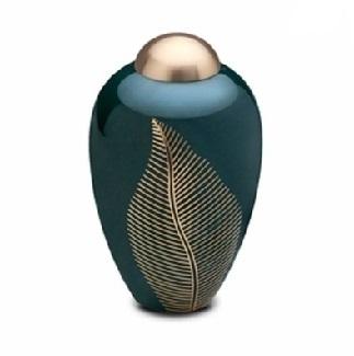 Elegant Leaf Large Pet Cremation Urn	
