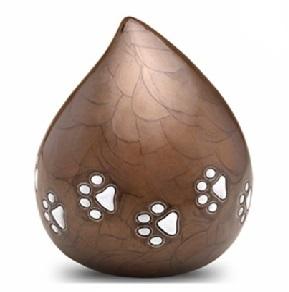 Bronze Love Drop Pet Cremation Urn	