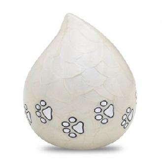 Pearl Love Drop Pet Cremation Urn	