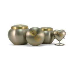 Brass Odyssey Paw Print Pet Cremation Urn			