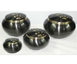  Brass Odyssey Paw Print Pet Cremation Urn		