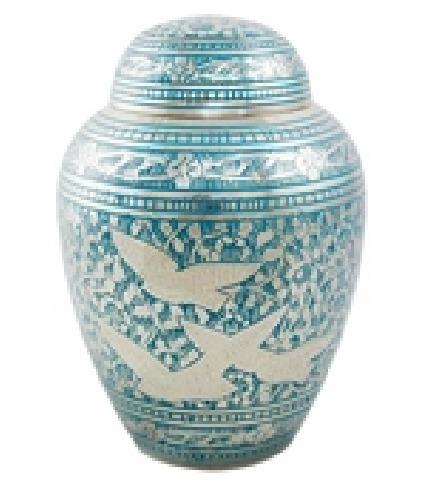 Going Home Hand-Etched Brass Pet Cremation Urn - Cases - 2 Sizes		