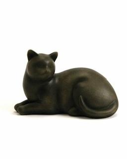 Sable Cozy Cat Cremation Urn