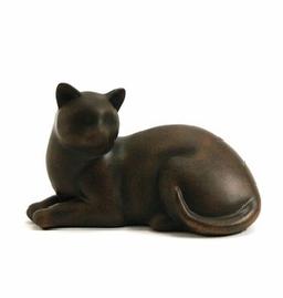 Tabby Cozy Cat Cremation Urn