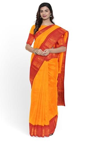 Madurai Sungudi Sarees with Double side Jari Border MSS 015