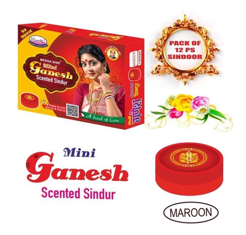 MINI GANESH SINDOOR (MAROON)