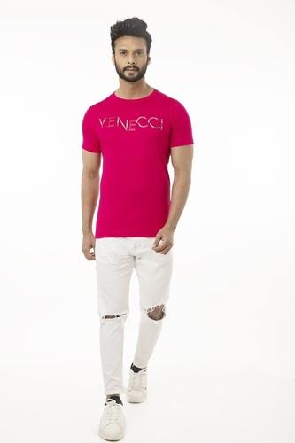 VENECCI CUT LOGO MENS T-SHIRT