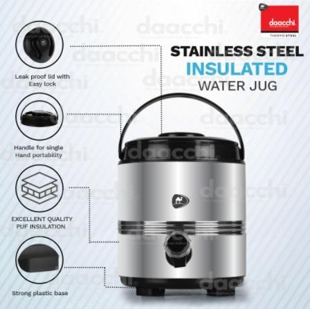 Insulated Stainless Steel Water Jug