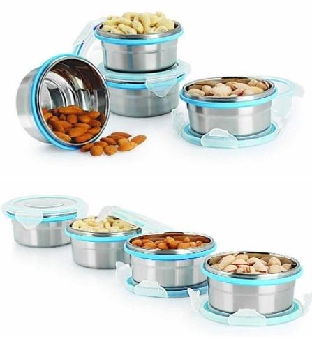 Stainless Steel Airtight and Leak Proof Containers 