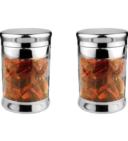 Stainless Steel Tea/Coffee/Sugar Set Of 2