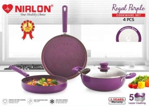 Nirlon Regal Purple Cookware Gift Set