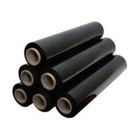 Black stretch film
