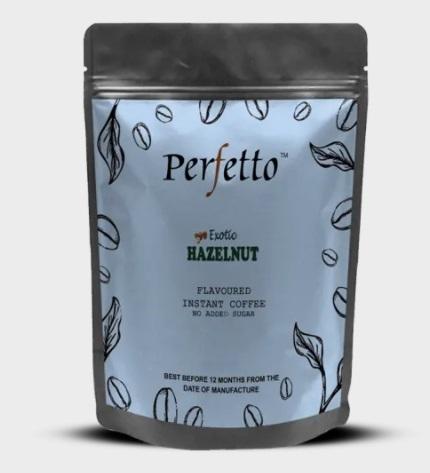 Perfetto Hazelnut Flavoured Coffee Pouch