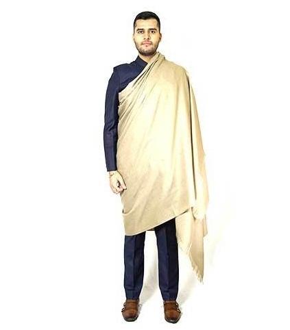 127x254 Cm Mens Plain Wool Lohi Shawl