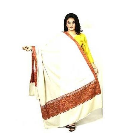 Neem Daur With Embroidered Palla Wool Shawl